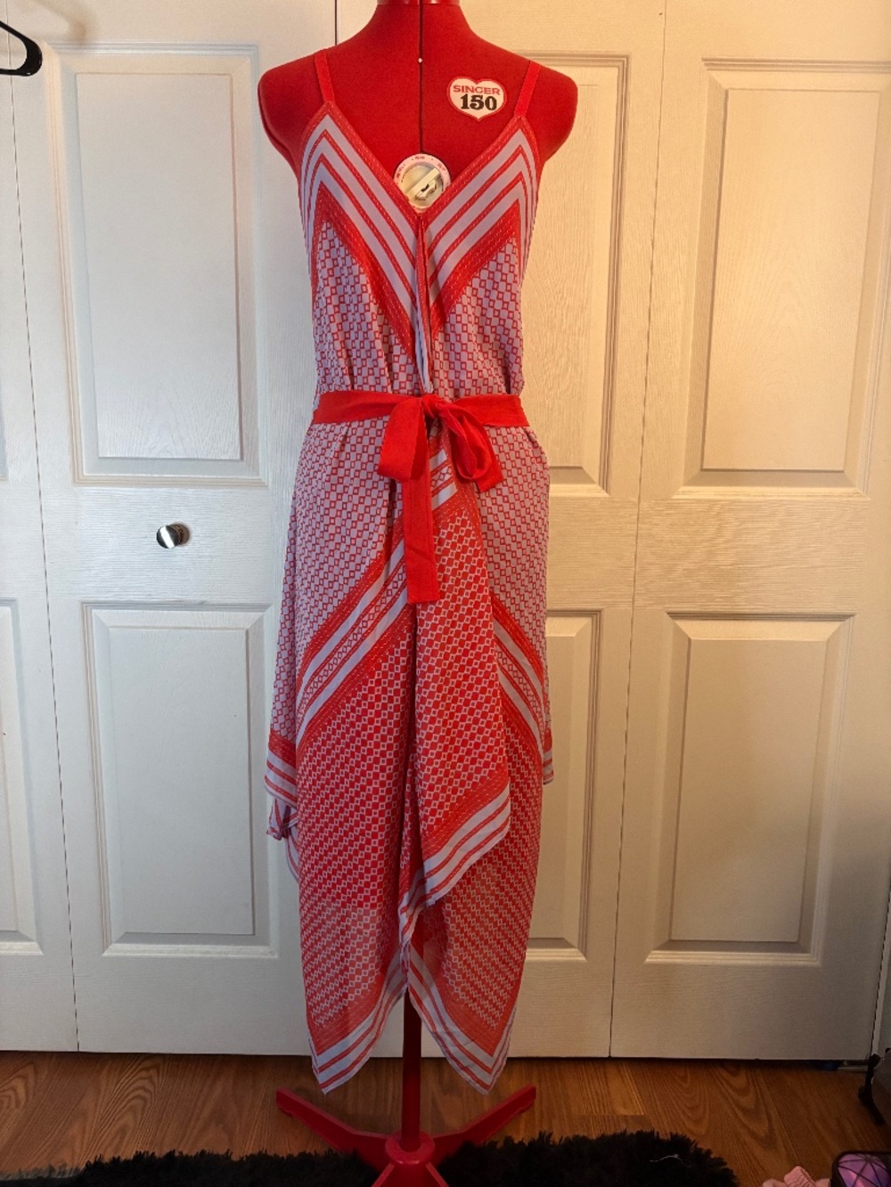 Cynthia Steffe Bohemian Spaghetti Strap Dress 10